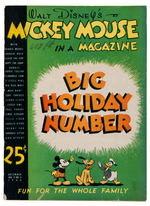 "MICKEY MOUSE MAGAZINE" VOL. 2 NO. 3 DECEMBER 1936 SPECIAL "BIG HOLIDAY" ISSUE.