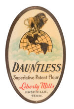 "DAUNTLESS - LIBERTY MILLS FLOUR" MIRROR.