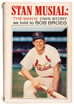 "STAN MUSIAL: THE MAN'S OWN STORY" SIGNED FIRST EDITION BOOK.