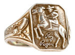 "ROY ROGERS" 1940s STERLING RING.
