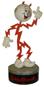 IMPRESSIVE LARGE REDDY KILOWATT FIGURAL FLOOR DISPLAY.