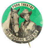 "ROY ROGERS RIDERS" WITH SCARCE "PARK THEATRE" IMPRINT.