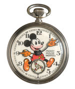 "MICKEY MOUSE INGERSOLL" ENGLISH POCKET WATCH (2ND VERSION).