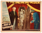 "THE HOUSE OF FRANKENSTEIN" ORIGINAL 1944 RELEASE LOBBY CARD.