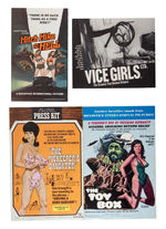 SEXPLOITATION/ADULT FEATURE EXTENSIVE POSTER AND PROMOTIONAL LOT.