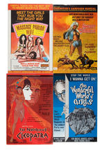 SEXPLOITATION/ADULT FEATURE EXTENSIVE POSTER AND PROMOTIONAL LOT.