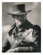 CLINT EASTWOOD SIGNED OVERSIZED PHOTO FROM "PALE RIDER."