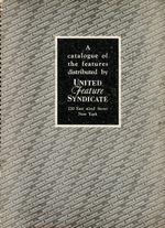 “UNITED FEATURES” 1936 AND 1944 COMIC STRIP PROMOTIONAL BOOK PAIR.