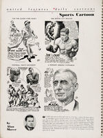 “UNITED FEATURES” 1936 AND 1944 COMIC STRIP PROMOTIONAL BOOK PAIR.