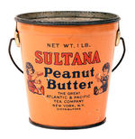 "SULTANA PEANUT BUTTER" 1 LB TIN.