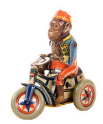 CIRCUS MONKEY ON TRICYCLE WIND-UP