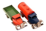 "TRI-ANG MINIC TOYS" ENGLISH WIND-UP TRUCKS.