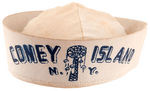 "CONEY ISLAND N.Y." SOUVENIR HAT.