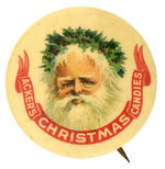 RARE SANTA WITH CANDY COMPANY IMPRINT.