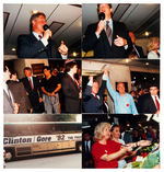 CLINTON 1992 AUTOGRAPHED SIGN LIKELY SIGNED ON THE FIRST DAY OF CAMPAIGN.