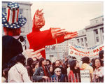 PHILIP BERRIGAN AND HARRISBURG SEVEN TRIAL SITE PROTEST THREE ORIGINAL PHOTOS.