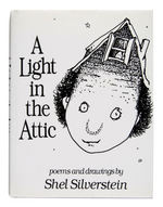 SHEL SILVERSTEIN SIGNED "A LIGHT IN THE ATTIC" FIRST EDITION HARDCOVER WITH SKETCH.