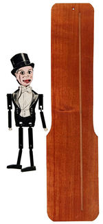 "CHARLIE McCARTHY" WOOD JOINTED "DANCER" WITH ORIGINAL BOX BY MARKS.