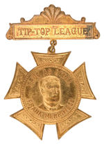 "FRANK MERRIWELL" EARLY AND HISTORIC DIME NOVEL PREMIUM BADGE.