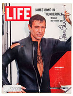 SEAN CONNERY SIGNED "LIFE" MAGAZINE.