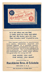 "CRACKER JACK  RIDDLES" ADVERTISING CARDS.