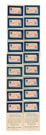 "CRACKER JACK  RIDDLES" ADVERTISING CARDS.