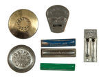 "CRACKER JACK" TIN WHISTLES/PLATES.