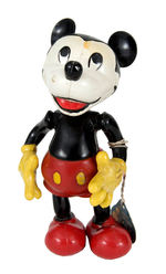 MICKEY MOUSE JOINTED PLASTIC FIGURE BY COVENTRY OF GREAT BRITAIN.