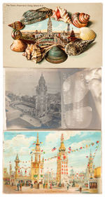 "CONEY ISLAND" LOT OF TEN POSTCARDS.