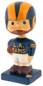 "L.A. RAMS" BOBBING HEAD FIGURE.