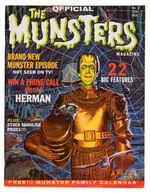 "OFFICIAL THE MUNSTERS MAGAZINE" FIRST AND ONLY ISSUE.