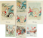 "HENRY" SEVEN COMPLETE SETS OF ENGLISH CIGARETTE CARDS.