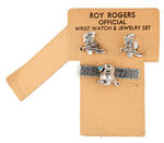 "ROY ROGERS" BOXED WRISTWATCH/JEWELRY SET.