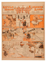 "LITTLE NEMO IN SLUMBERLAND/BUSTER BROWN" LOT OF FOUR TWO SIDED FULL SUNDAY PAGES FROM 1906.