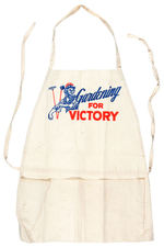 WWII UNCLE SAM "GARDENING FOR VICTORY" APRON.