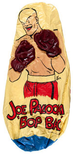 "JOE PALOOKA" BOXING LOT INC. GLOVE/HELMET/BOP BAG.