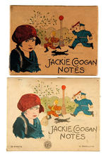 "JACKIE COOGAN" STATIONERY TRIO.