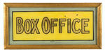 MOVIE THEATER "BOX OFFICE" SIGN.