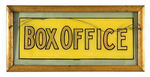 MOVIE THEATER "BOX OFFICE" SIGN.