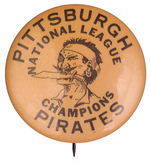 PITTSBURGH NATIONAL LEAGUE CHAMPIONS PIRATES.