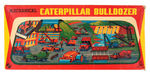 "MECHANICAL CATERPILLAR BULLDOZER" BOXED TOY.