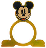 MICKEY MOUSE CATALIN PLASTIC NAPKIN RING CIRCA 1938.