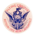 FABULOUS "FLYING CRACKER" 1896 LAPEL STUD.