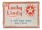 "LUCKY LINDY/A NEW CARD GAME WITH A THRILL."