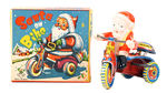 "SANTA ON BIKE" BOXED WIND-UP.