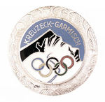 GERMAN FOURTH WINTER OLYMPICS 1936 BADGE.