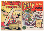 GOLDEN AGE FUNNY ANIMAL COMIC BOOK PAIR.