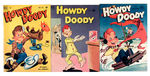 “HOWDY DOODY” EARLY COMIC BOOK TRIO.