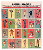 CAPTAIN MARVEL PUNCH OUT/STAMP LOT.