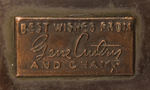 "BEST WISHES FROM GENE AUTRY & CHAMPION" PERSONAL GIFT.